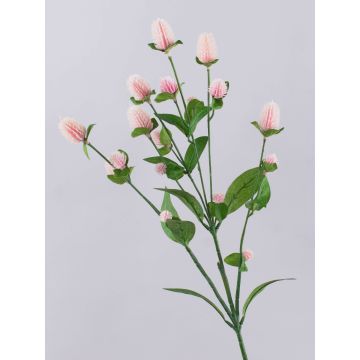 Deko Blumenzweig Kugelamarant THUSNELDA, rosa-weiß, 70cm, Ø1,5-2,5cm Deko Blumenzweig Kugelamarant THUSNELDA, rosa-weiß, 70cm, Ø1,5-2,5cm