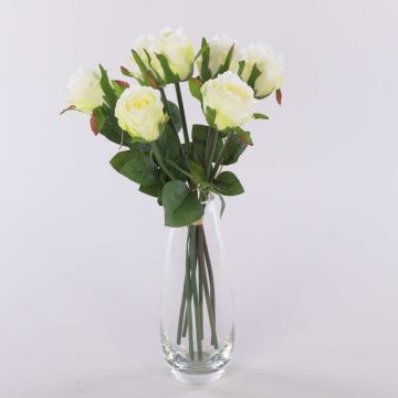 Kunstblumenstrauß Rosen MURINET, weiß-creme, 35cm Kunstblumenstrauß Rosen MURINET, weiß-creme, 35cm