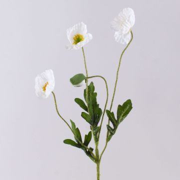 Künstliche Mohnblume Zweig OXANDRINE, creme-weiß, 60cm, Ø6cm Künstliche Mohnblume Zweig OXANDRINE, creme-weiß, 60cm, Ø6cm