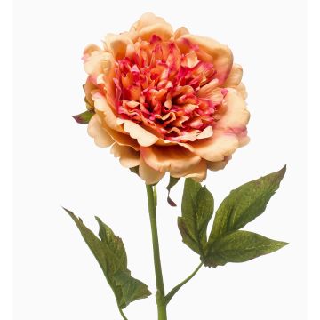 Pfingstrose künstlich GAVRON, orange, 55cm