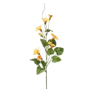 Deko Zweig Petunie KORFEN, gelb-pfirsich, 75cm