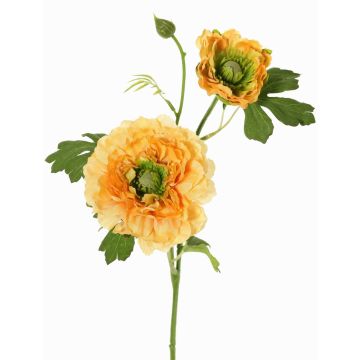Künstlicher Zweig Ranunkel SAGARA, aprikose-grün, 45cm, Ø5-9cm Künstlicher Zweig Ranunkel SAGARA, aprikose-grün, 45cm, Ø5-9cm