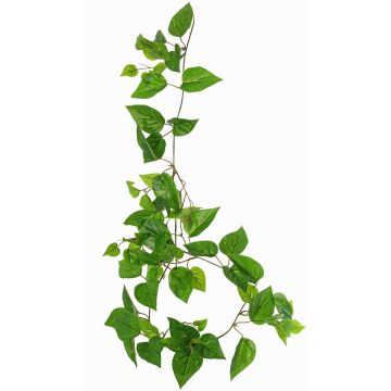 Dekopflanze Efeututen Girlande SHELLEY auf Steckstab, Eco Collection, grün, 55cm