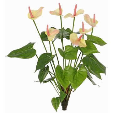 Anthurie künstlich NAKITA auf Steckstab, rosa-creme, 50cm Anthurie künstlich NAKITA auf Steckstab, rosa-creme, 50cm