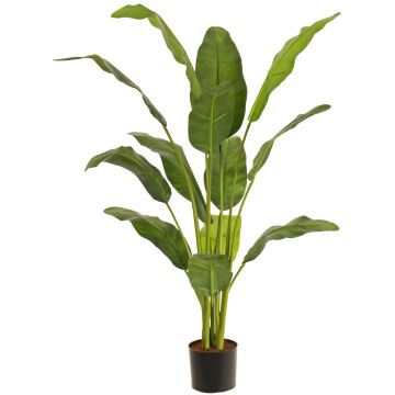 Künstliche Palme Baum der Reisenden UONFYN, grün, 130cm