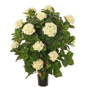 Hortensie künstlich PINDO, creme, 95cm