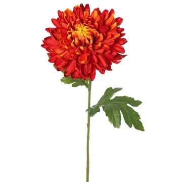 Chrysantheme künstlich DELPHINA, dunkelorange, 65cm, Ø14cm Chrysantheme künstlich DELPHINA, dunkelorange, 65cm, Ø14cm