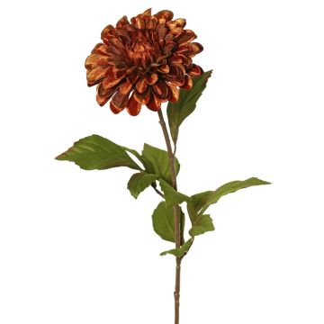 Samt Dahlie TINFAS, kupfer, 60cm, Ø13cm Samt Dahlie TINFAS, kupfer, 60cm, Ø13cm