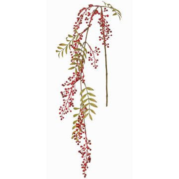 Ebereschen Zweig künstlich JANNAH mit Früchten, rot, 120cm
