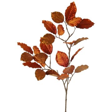 Samt Buche Zweig GALFHY, kupfer, 70cm