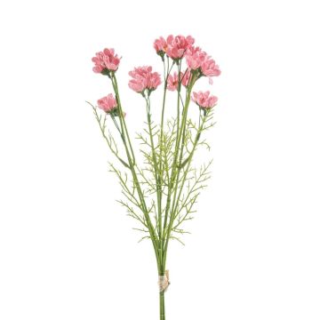 Kunstblumenstrauß Margeriten Bund DIBARA, rosa, 40cm