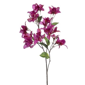 Deko Zweig Bougainvillea MOWLER mit Blüten, violett, 70cm