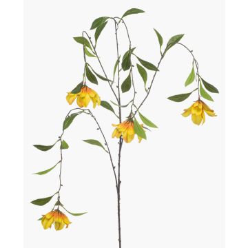 Künstlicher Bauhinia Zweig NEXWIL, gelb-orange, 120cm, Ø8-9cm