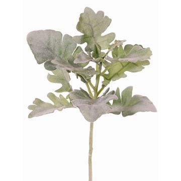 Kunstzweig Weißfilziger Greiskraut MARDUAN, Eco Collection, grün, 50cm