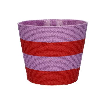 Blumenkorb NERIONKO MULTI, lila-rot, 16cm, Ø19cm Blumenkorb NERIONKO MULTI, lila-rot, 16cm, Ø19cm