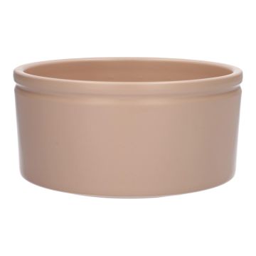 Keramik Pflanzschale ALCHIBA, elfenbein-matt, 9cm, Ø18,5cm Keramik Pflanzschale ALCHIBA, elfenbein-matt, 9cm, Ø18,5cm
