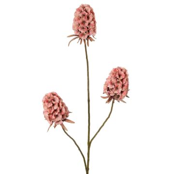 Kunstzweig Bartnelke MARDUEN, mauve, 75cm, Ø5cm
