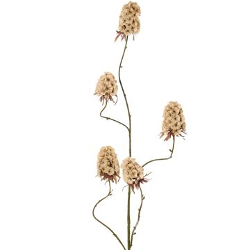 Kunstzweig Bartnelke MARDUEN, beige, 115cm, Ø5cm