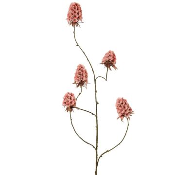 Kunstzweig Bartnelke MARDUEN, mauve, 115cm, Ø5cm