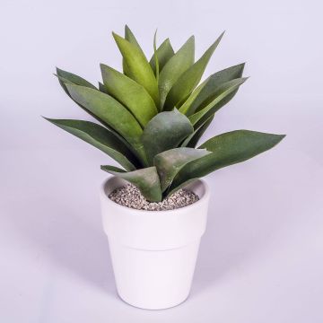 Kunst Sukkulente Drachenbaum-Agave DESIREE im Terracotta Topf, grün, 30cm, Ø25cm