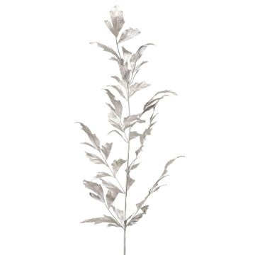 Künstliches Palmenblatt Fischschwanzpalme MANIESO, silber, 130cm