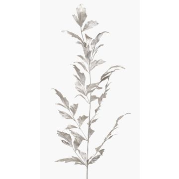 Künstliches Palmenblatt Fischschwanzpalme MANIESO, silber, 130cm