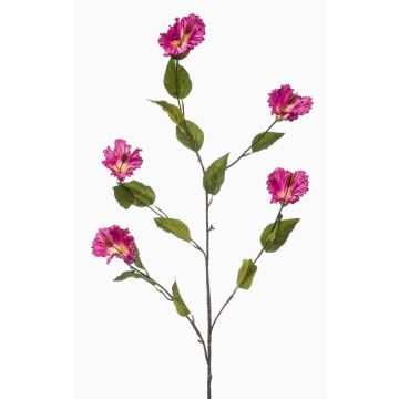 Deko Zweig Hibiskus KILFON mit Blüten, lila, 115cm Deko Zweig Hibiskus KILFON mit Blüten, lila, 115cm