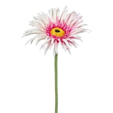 Dekoblume Gerbera FELISY, rosa-weiß, 65cm