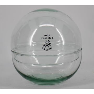 Glas Sukkulenten Terrarium BRYSON, Kugel, recycelt, klar, 15cm, Ø15cm Glas Sukkulenten Terrarium BRYSON, Kugel, recycelt, klar, 15cm, Ø15cm