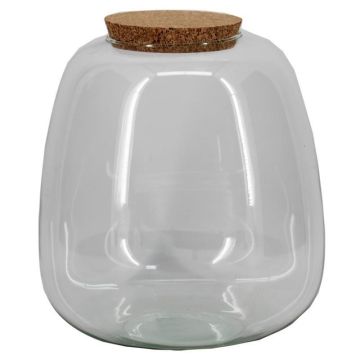 Vorratsglas FENNY mit Korken, klar, 25cm, Ø23cm
