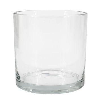 Windlicht Glas Zylinder SANSA OCEAN, recycelt, transparent, 12cm, Ø12cm Windlicht Glas Zylinder SANSA OCEAN, recycelt, transparent, 12cm, Ø12cm