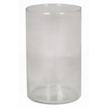 Zylindervase Glas SANYA OCEAN, recycelt, klar, 20cm, Ø12cm