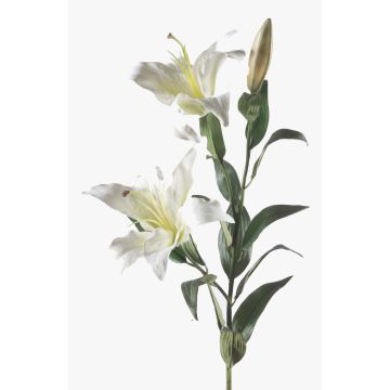 Textilblume Lilie KIRSTEN, weiß, 85cm, Ø15cm