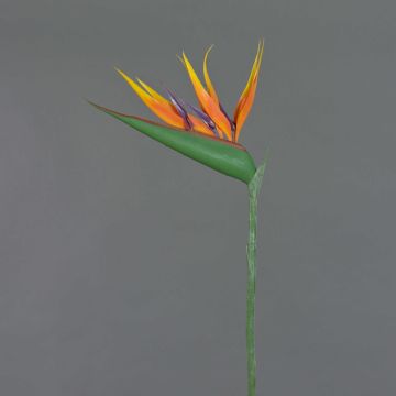 Papageienblume künstlich ALLISSA, orange-violett, 90cm, 17x24cm