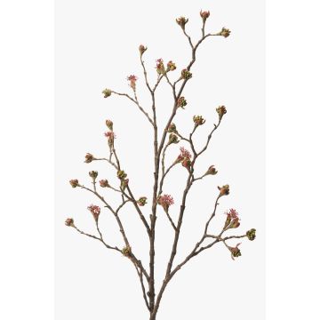 Künstlicher Ahorn Zweig LIUVA mit Blüten, burgunderrot-grün, 110cm