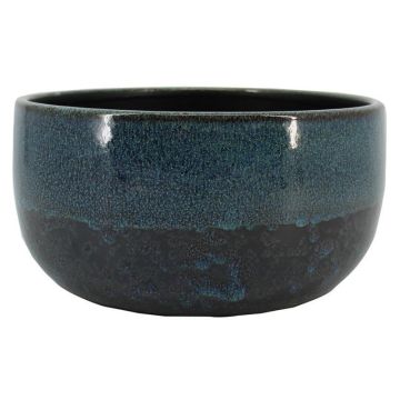 Keramik Schale ELIEL, gesprenkelt, schwarz-blau, 13cm, Ø28cm Keramik Schale ELIEL, gesprenkelt, schwarz-blau, 13cm, Ø28cm