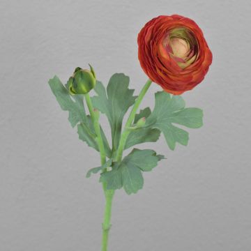 Ranunkel künstlich CADISS, orange, 50cm, Ø7,5cm