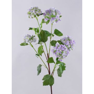 Dekoblume Schneeball SINDARA, lila-weiß, 85cm Dekoblume Schneeball SINDARA, lila-weiß, 85cm
