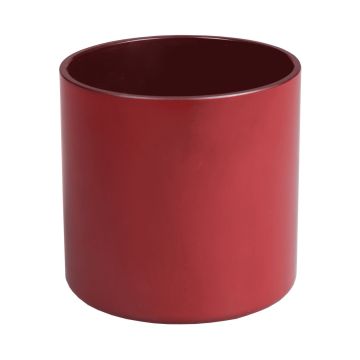 Tischlicht EVITA, Glas, matt-rot, 11cm, Ø11,5cm Tischlicht EVITA, Glas, matt-rot, 11cm, Ø11,5cm
