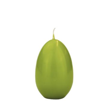 Eierkerze Kerzen Ostern LEONITA, grün, 9cm, 6cm, 16h - Made in Germany