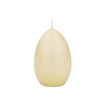 Eierkerze Kerzen Ostern LEONITA, creme, 9cm, 6cm, 16h - Made in Germany