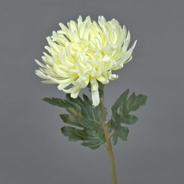 Kunstblume Chrysantheme LINGYUN, creme, 65cm, Ø16cm