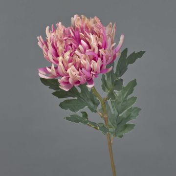 Kunstblume Chrysantheme LINGYUN, rosa-pink, 65cm, Ø16cm