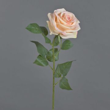 Kunstrose KAILIN, rosa-creme, 65cm, Ø9cm