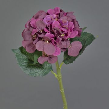 Künstliche Blume Hortensie FUXIANG, violett, 50cm, Ø16cm