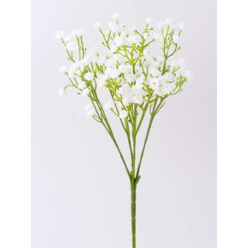 Kunst Schleierkraut Busch CECILIA, Steckstab weiß, 30cm, Ø1cm