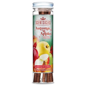 Scentsicles® Duftstäbe, 6 Stück, 2 Halter, Äpfel & Herbst, braun