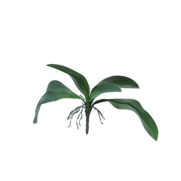 Kunstblätter Phalaenopsis Orchidee WUJUAN mit Luftwurzeln, 35cm