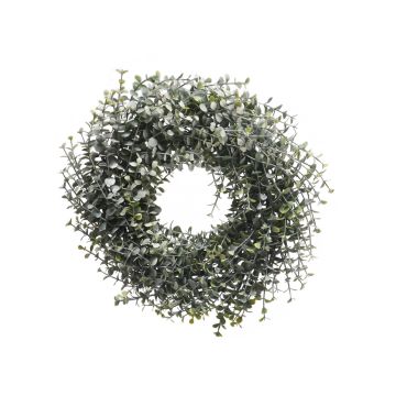 Deko Kranz Eukalyptus YIFAN, grau-grün, Ø35cm