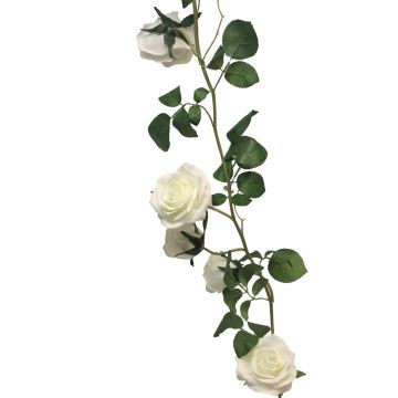 Kunstblumen Girlande Rose KAILIN, creme, 145cm Kunstblumen Girlande Rose KAILIN, creme, 145cm